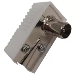 Szerelhető pipa koax dugó 90°-os