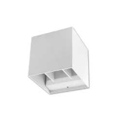 MasterLED Kira 6 W-os fehér szögletes fali lámpa