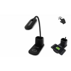   MasterLED Nina színhőmérséklet szabályozható asztal lámpa beépített vezetéknélküli telefontöltővel