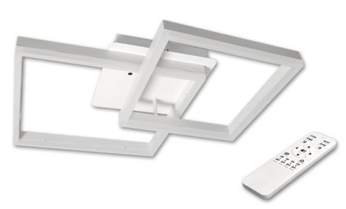 MasterLED Galaxis Herkules 70 W-os 54x54 cm fehér LED távirányítós mennyezeti lámpa