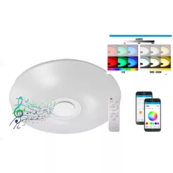   MasterLED Porto 72 W-os 50 cm fehér LED távirányítós mennyezeti lámpa