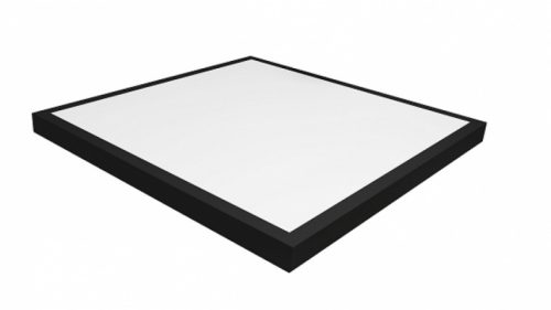 MasterLED 40 W-os szögletes 60x60 cm natúr fehér fekete keretes falon kívüli led panel