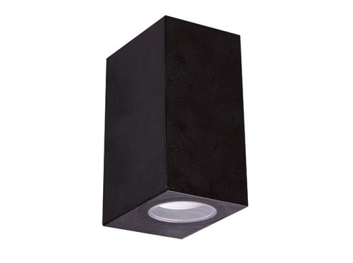 Strühm Gamp D 150x68 mm fekete két irányba világító oldalfali lámpa GU-10-es foglalattal