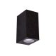 Strühm Gamp D 150x68 mm fekete két irányba világító oldalfali lámpa GU-10-es foglalattal
