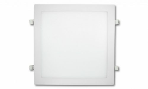 EcoLight 12 W-os süllyesztett natúr fehér négyzet alakú LED-es mennyezetlámpa