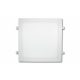 EcoLight 12 W-os süllyesztett natúr fehér négyzet alakú LED-es mennyezetlámpa