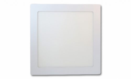 EcoLight 18 W-os falon kívüli natúr fehér négyzet alakú LED-es mennyezetlámpa