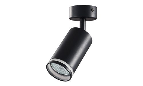 MasterLED Ring fekete mennyezeti lámpa keret GU10-es foglalattal