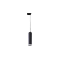   MasterLED Ring fekete henger alakú sínre szerehető lámpa keret GU10-es foglalattal