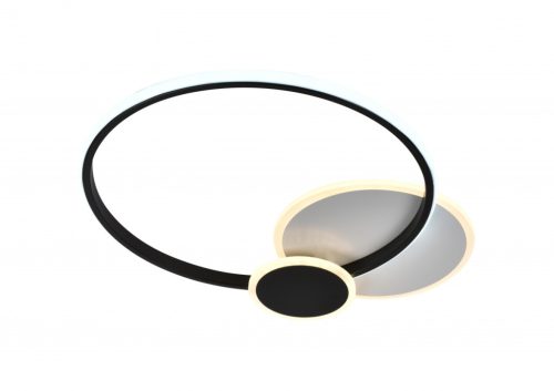 Lucero Zoe 90 W-os 50 cm átmérőjű fehér LED távirányítós és mobil applikációval vezérelhető mennyezeti lámpa
