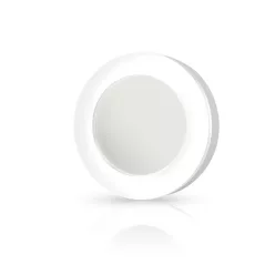   Videx Lena 15 W-os ø190 mm kerek natúr fehér fehér mennyezeti lámpa IP65-ös védettségű