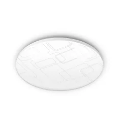   Videx Mila 24 W-os ø326 mm kör alakú natúr fehér mennyezeti lámpa IP44-es védettségű