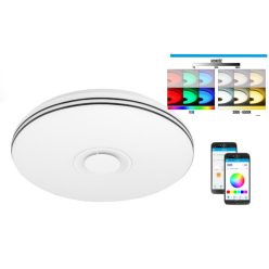   MasterLED Nevada 72 W-os 50 cm fehér LED távirányítós mennyezeti lámpa