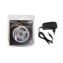  MasterLED beltéri meleg fehér 60 Led/méteres led szalag szett/5 méter
