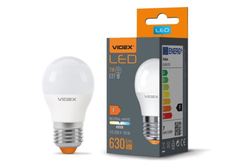 Videx C37 LED izzó 7 W-os natúr fehér E27-es foglalattal