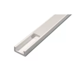   MasterLED Felületre szerelhető Slim PVC profil opál fedéllel 2 méteres szál szürke