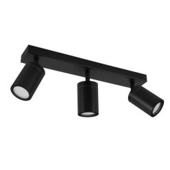   Strühm Tenor 3L fekete színű fürdőszobai lámpa GU10-es foglalattal