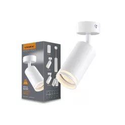   Videx MARTIN fehér mennyezeti lámpa keret GU10-es foglalattal