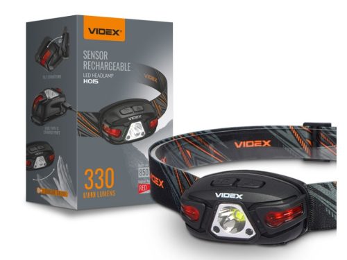 Videx LED Fejlámpa natúrfehér újratölthető akkumulátorral H015