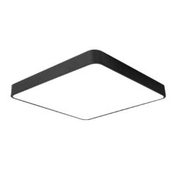   MasterLED Vesna 30 W-os 300x300 mm fekete színű négyzet alakú natúr fehér mennyezeti lámpa IP20-as védettségű