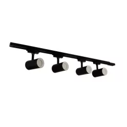   Strühm Luter fekete 4-es mennyezeti lámpa GU10-es foglalattal