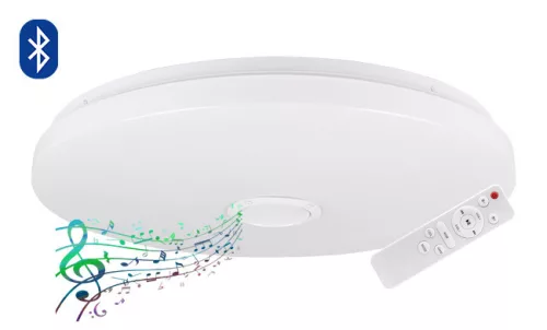 MasterLED Erik 48 W-os 400 mm fehér RGBW LED távirányítós mennyezeti lámpa