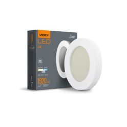   Videx Lena 24 W-os 320x320mm kör alakú fehér mennyezeti lámpa IP65-ös védettségű