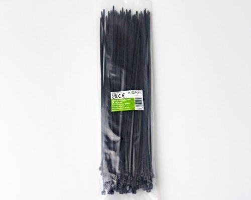 EcoLight Kábelkötegelő OK-36300B 3 6x300 mm fekete 100 db-os kiszerelés