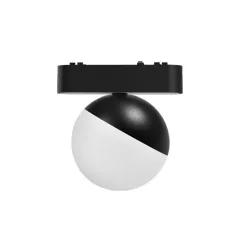   MasterLED LUXO Spheris 10-W-os fekete mágneses sínes lámpa 4000K 48V