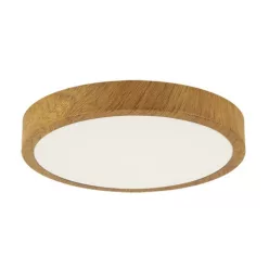   Strühm ATUT kör alakú 36W-os LED lámpa tölgy 480x480 mm IP44-es védettségű