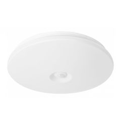   EcoLight LED 12 W-os ø260 mm beépített mozgásérzékelős kerek fehér mennyezeti lámpa IP44-es védettségű