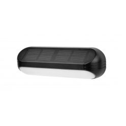  EcoLight Solar RGB+WW fekete homlokzati lámpatest IP65-ös védettségű