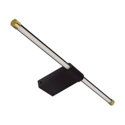   Strühm Paso 12W natúr fehér fekete/arany tükör feletti lámpa IP44-es védettségű