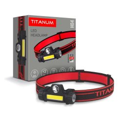   Videx TITANUM LED Fejlámpa újratölthető akkumulátorral 6500K TLF-H04