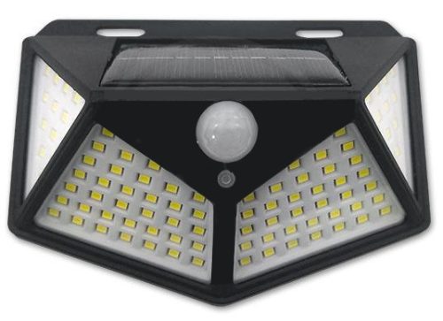 MasterLED Solar LED 5W-os lámpa mozgásérzékelővel és alkonykapcsolóval