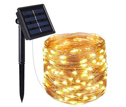 MasterLED Girlanda napelemes 100 LED-es 11 90 m hosszúságú fényfüzér
