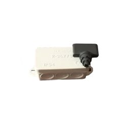   ALK-TECH fehér színű kötődoboz 36x75 mm-es méretű IP54-es védettségű
