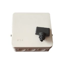   ALK-TECH fehér színű kötődoboz 100x100 mm-es méretű IP54-es védettségű