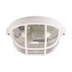   Strühm Salto Pro E27-es foglalatú fehér mennyezeti lámpa IP65-ös védettségű