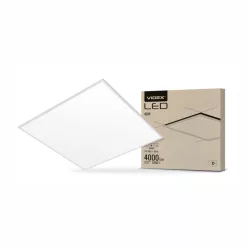   Videx 595 x 595-ös 40 W-os natúr fehér LED panel 4000lm 4000K