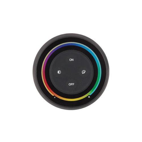 Mi Light 1 zónás falra szerelhető mágneses érintős fényerő szabályozó fekete színben (RGB+CCT)