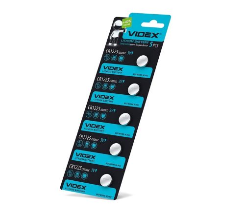 Videx CR1225 48mAh gombelem(darabár min. rendelhető mennyiség 5 db)