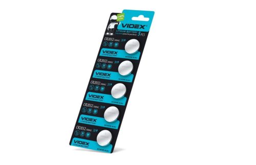 Videx CR2032 220mAh gombelem (darabár min. rendelhető mennyiség 5 db)