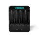 Videx VCH-N401 akkumlátor USB töltő DC 1 48V