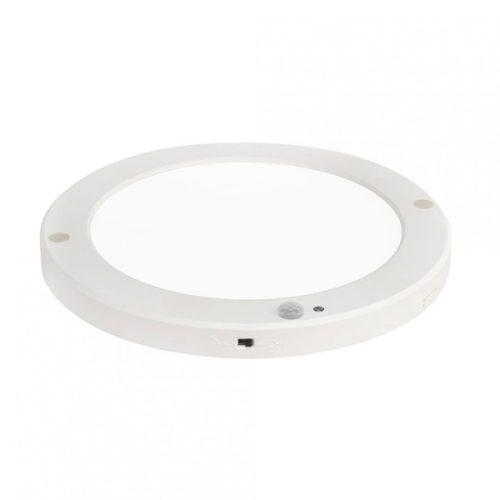 Horoz Martha PRO 18W ø220 mm kerek fehér színű mozgásérzékelős mennyezeti lámpa