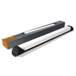   Videx Batten Led 36 W-os falon kívüli fekete lámpa IP20-as védettséggel