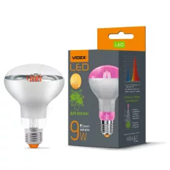   Videx Filamentszálas 9W-os LED növénynevelő E27-es foglalattal