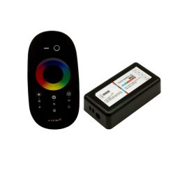   EcoLight RGBW távirányító fekete színű + 1 db vezérlő 24A 288W RF
