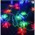 MasterLED RGB hópehely alakú fényfüzér 20 LED 3m