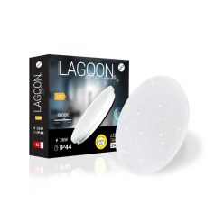   Lagoon Skinande 36 W-os ø350 mm kerek natúr fehér mennyezeti lámpa IP44-es védettségű